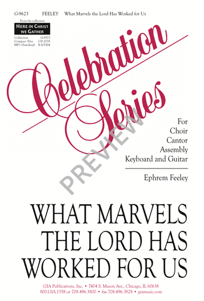 What Marvels the Lord Has Worked for Us image number null