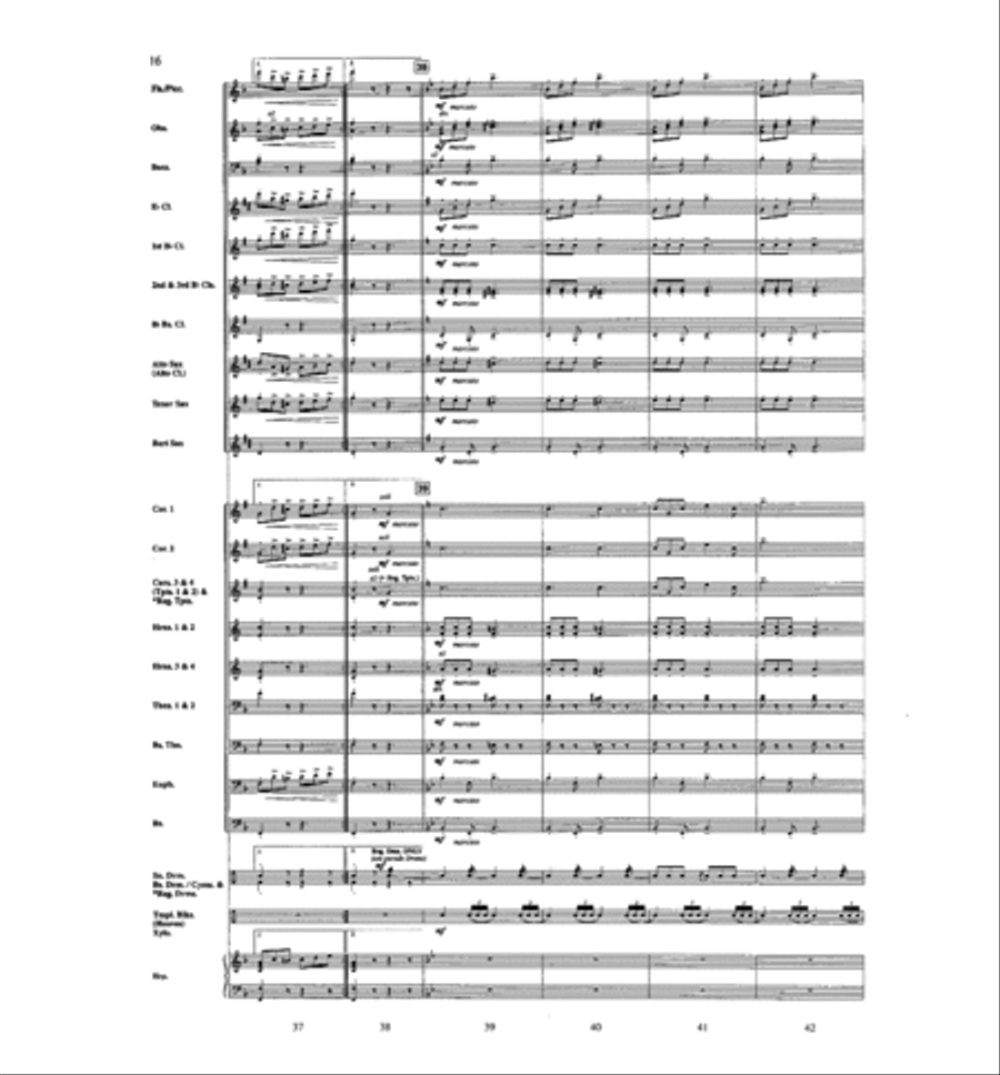 Sabre and Spurs Concert Band scores gallery preview page 8