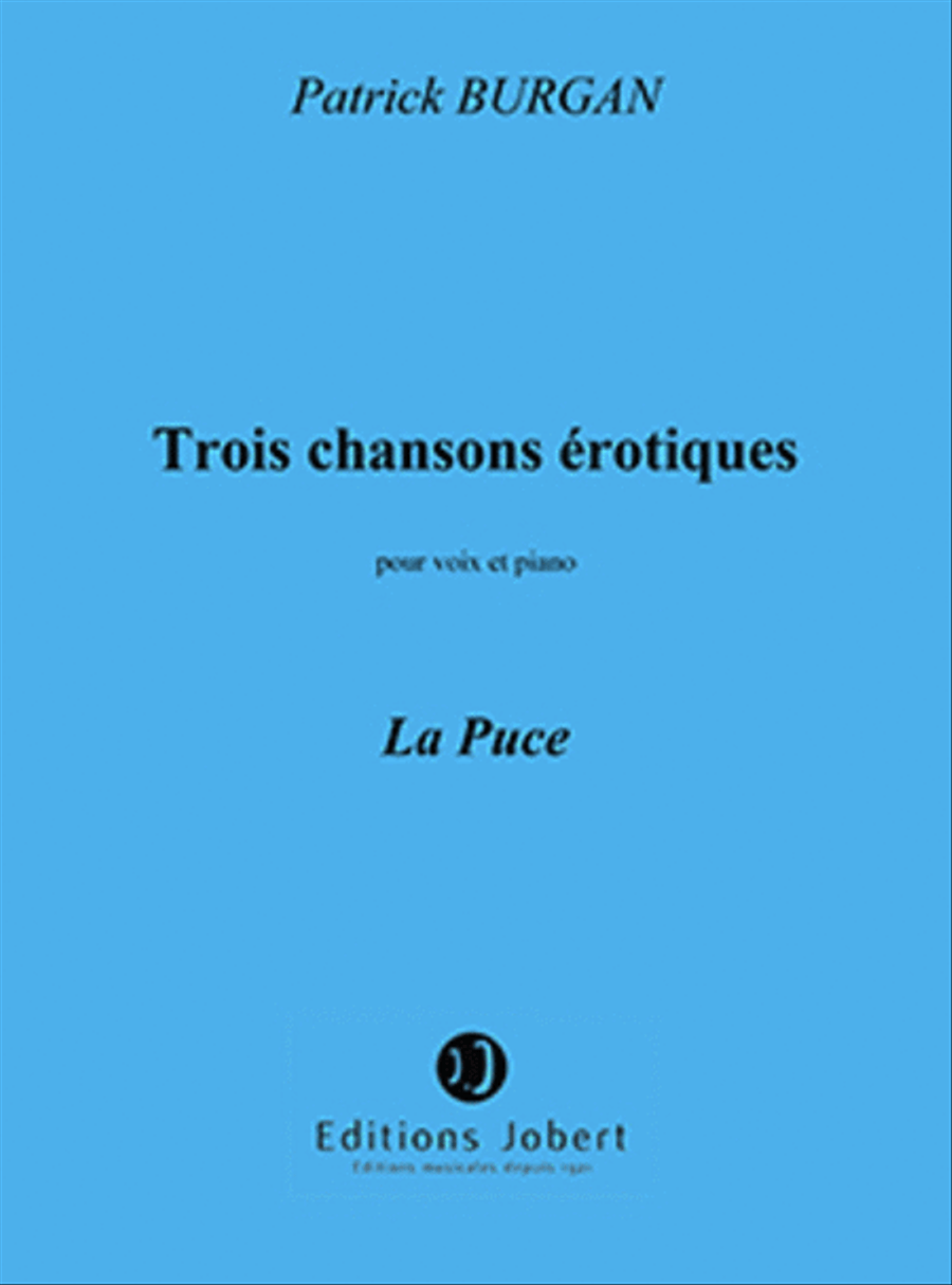 Chansons erotiques (3) No. 2 La Puce Voice Solo scores gallery preview page 1