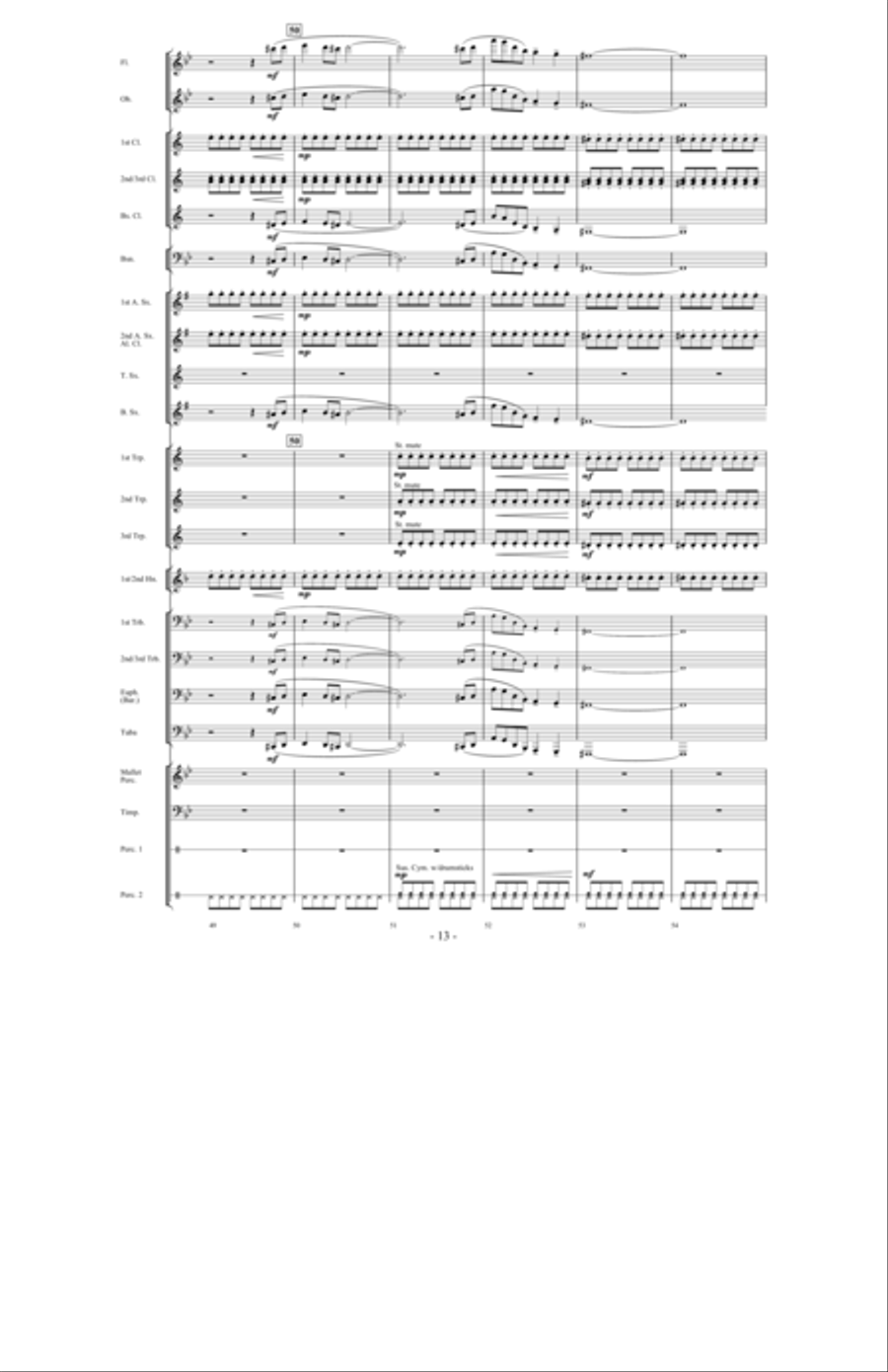 Return of the Crusaders Concert Band scores gallery preview page 12