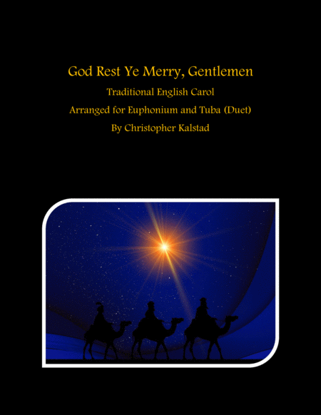God Rest Ye Merry, Gentlemen (Euphonium/Tuba Duet) image number null