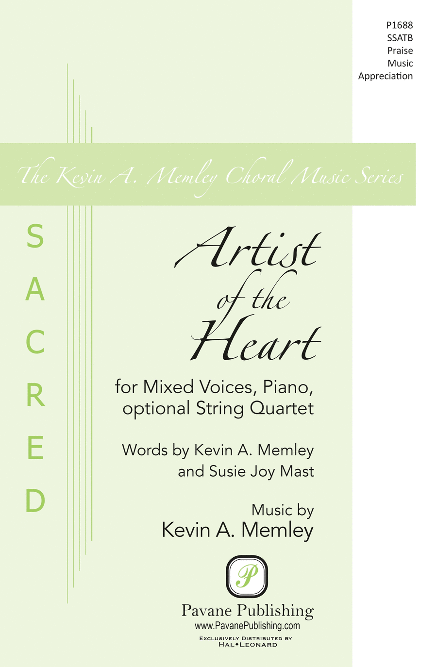 Artist of the Heart Artist of the Heart 4-Part scores gallery preview page 1