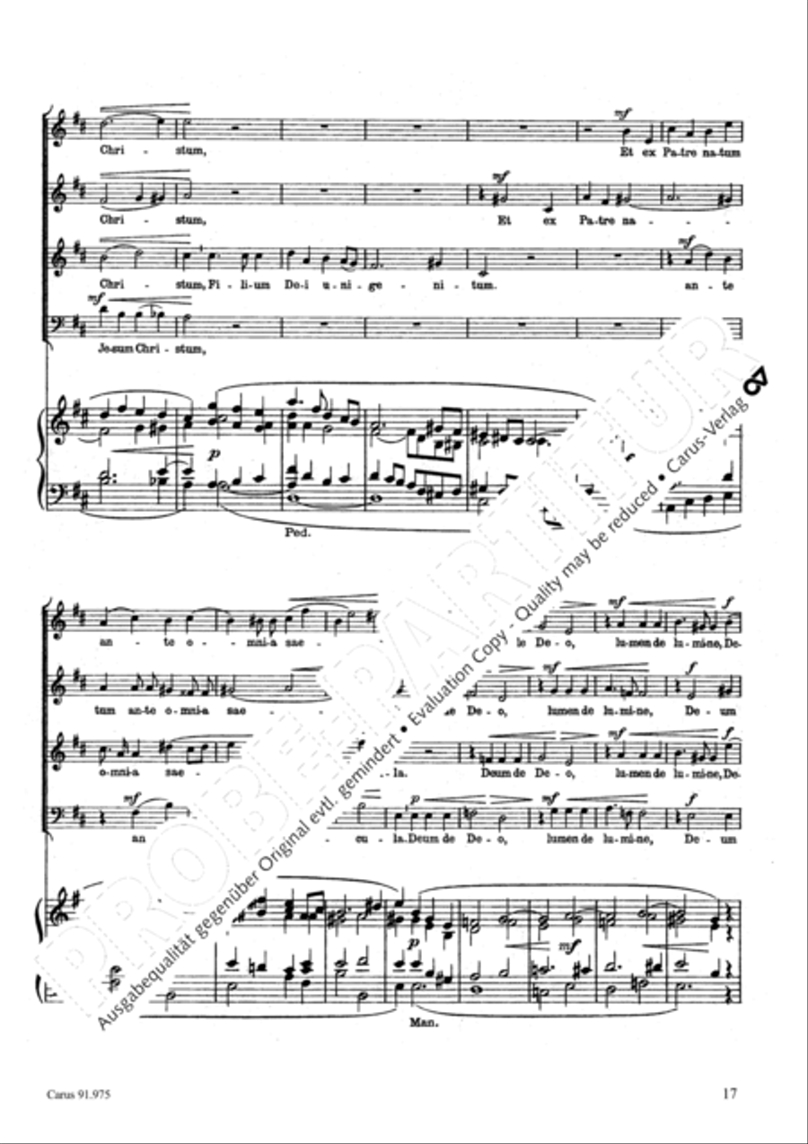 Missa pro pace Missa pro pace 4-Part scores gallery preview page 20