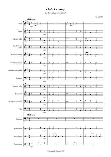 Flute Fantasy - Flute Feature for Beginning Band image number null