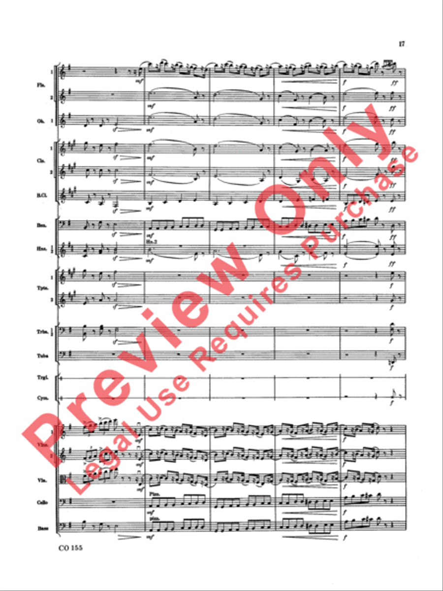 Nutcracker Ballet, Set II (March of the Nutcracker and Trepak) Full Orchestra scores gallery preview page 18