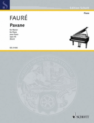 Book cover for Pavane for Piano, Op. 50