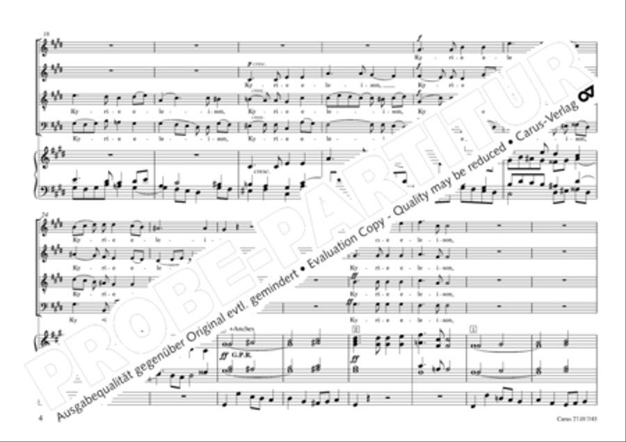 Messe solennelle en ut diese mineur 4-Part scores gallery preview page 5