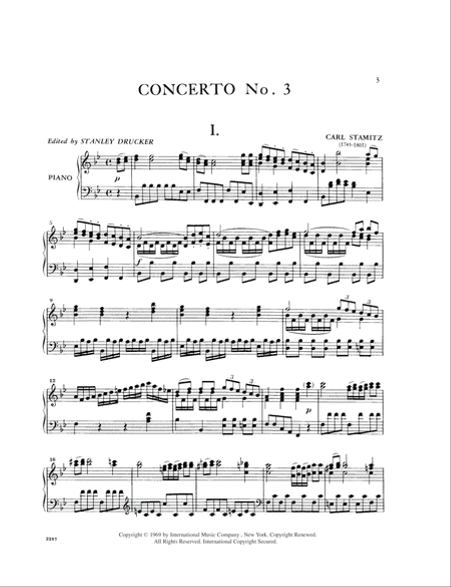 Concerto No. 3 In B Flat Major Clarinet Solo scores gallery preview page 2