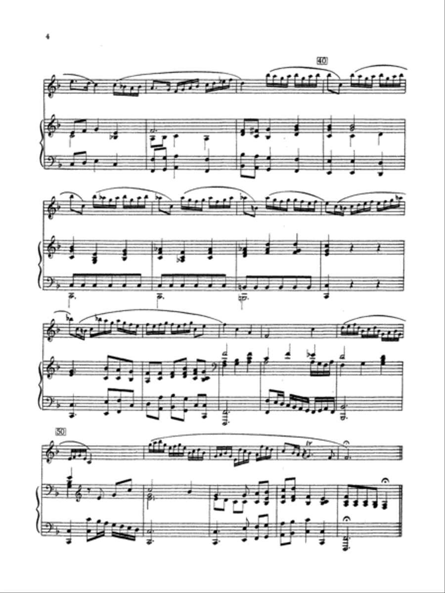 Third Handel Sonata for Marimba and Piano Small Ensemble scores gallery preview page 8