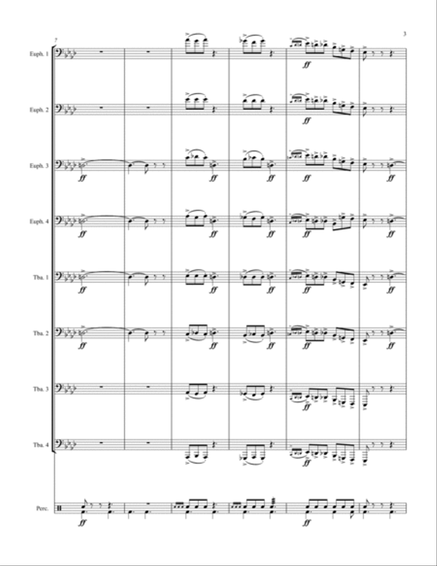 The Padstow Lifeboat Large Ensemble scores gallery preview page 3
