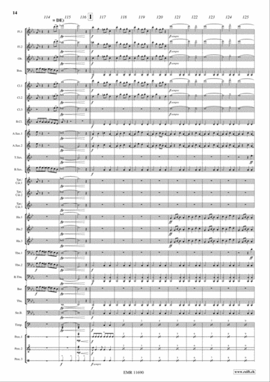 Little Tom Thumb Little Tom Thumb Concert Band scores gallery preview page 15