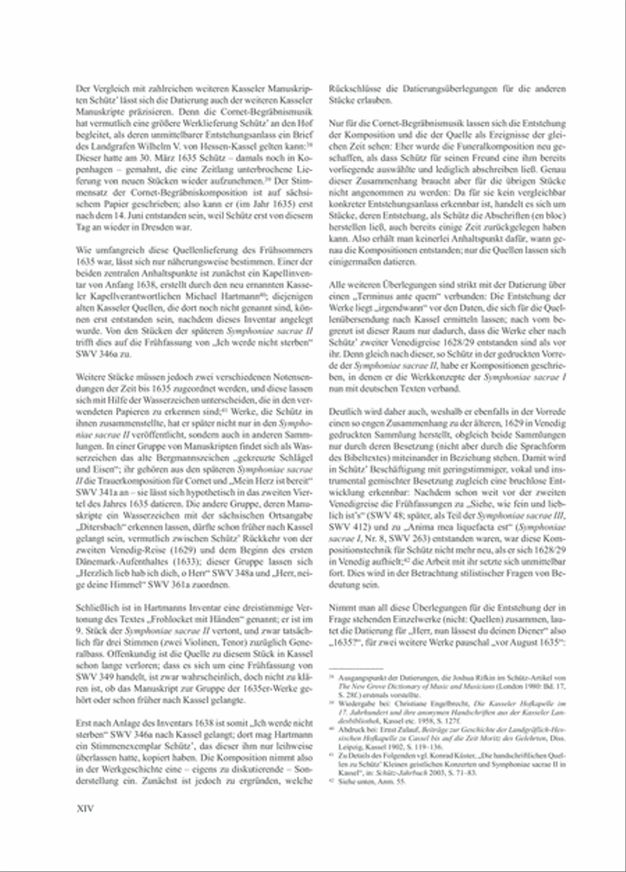 Symphoniae sacrae II (Stuttgart Schutz Edition, vol. 11) Score scores gallery preview page 14