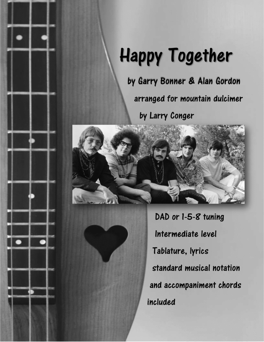 Happy Together Dulcimer scores gallery preview page 1