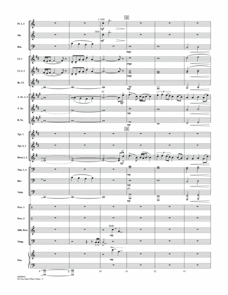 Do You Hear What I Hear? - Conductor Score (Full Score)