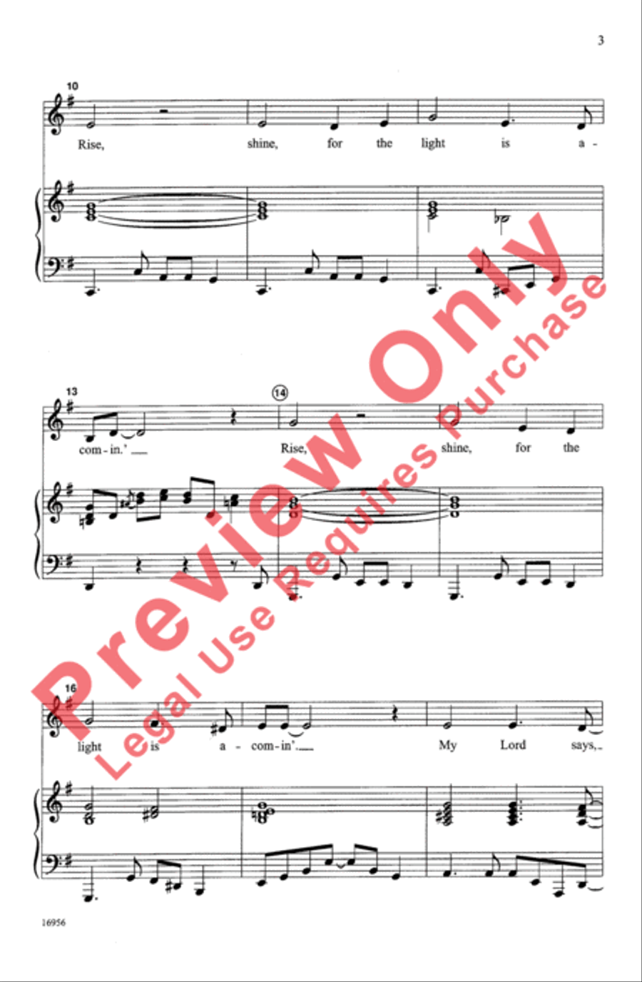 Rise, Shine, Little Light! 2-Part scores gallery preview page 3