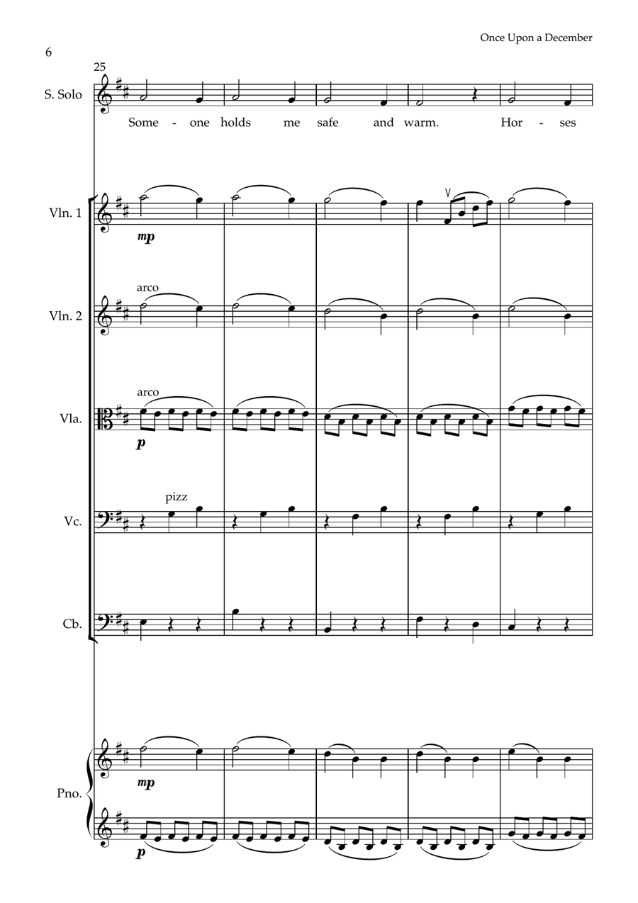 Once Upon A December Once Upon A December Large Ensemble scores gallery preview page 6