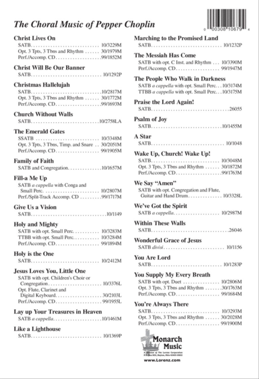 The Messiah Has Come 4-Part scores gallery preview page 12