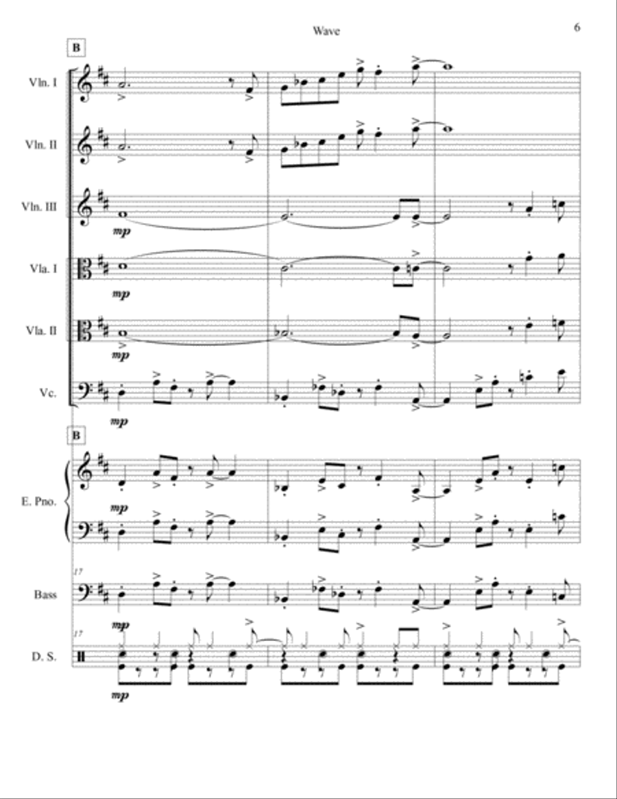Wave Set of Parts scores gallery preview page 6
