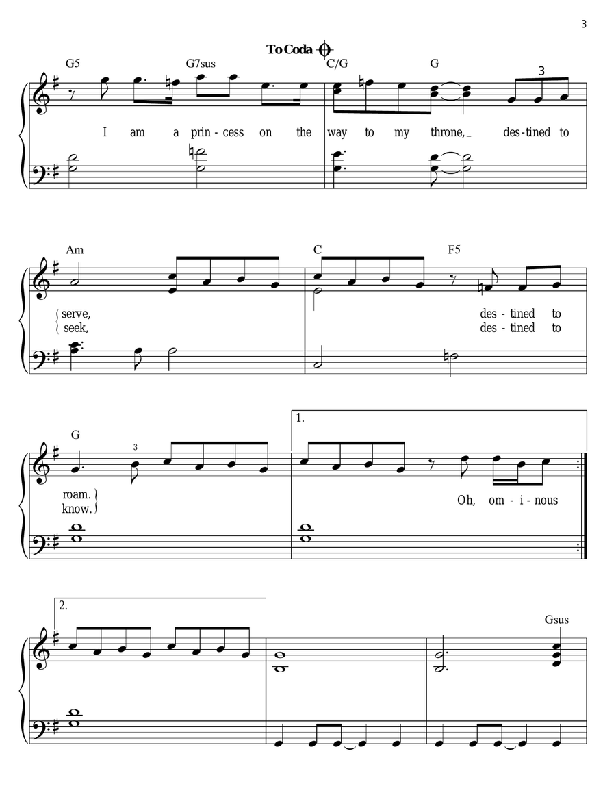 Wunderkind Easy Piano scores gallery preview page 3
