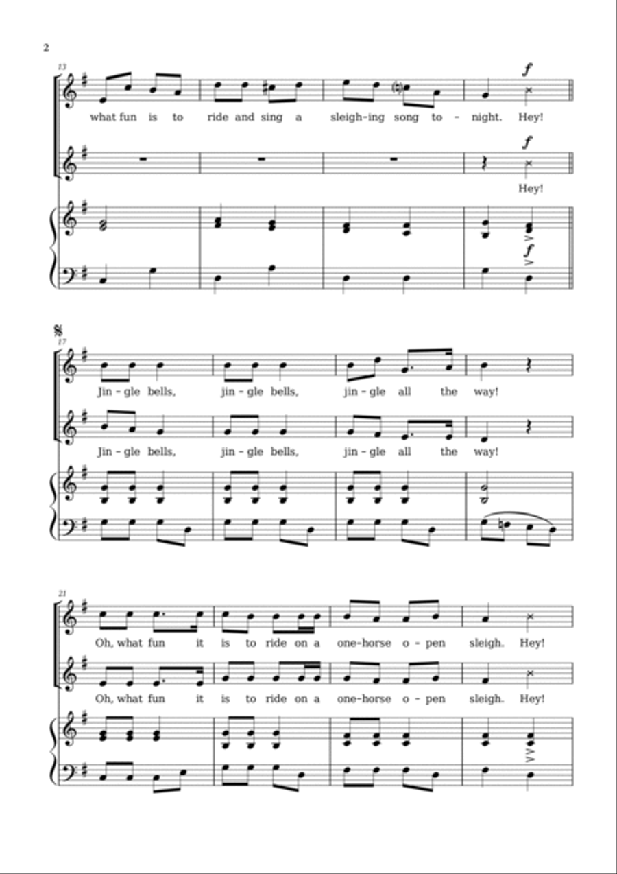 Jingle Bells SA scores gallery preview page 2