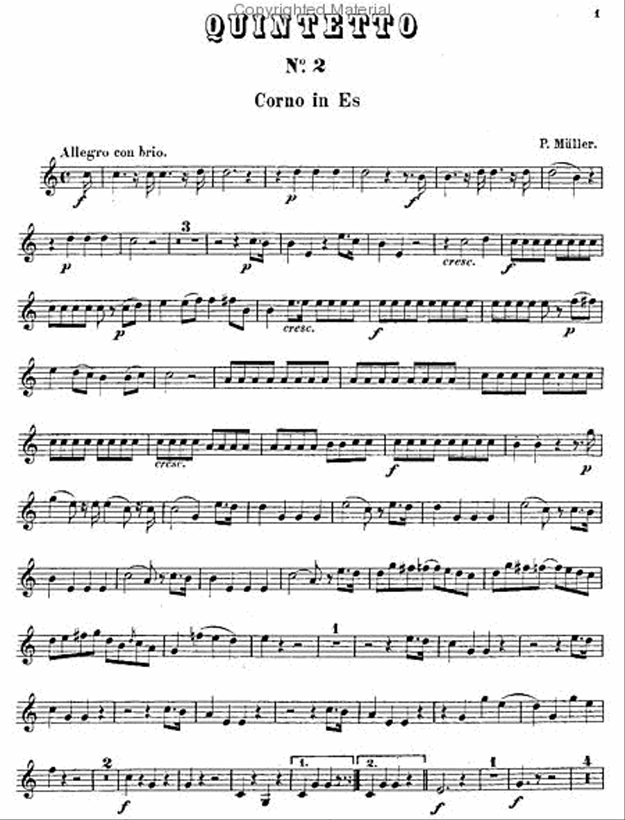 Drei Quintette Nr. 2 Drei Quintette Nr. 2 Woodwind Quintet scores gallery preview page 4