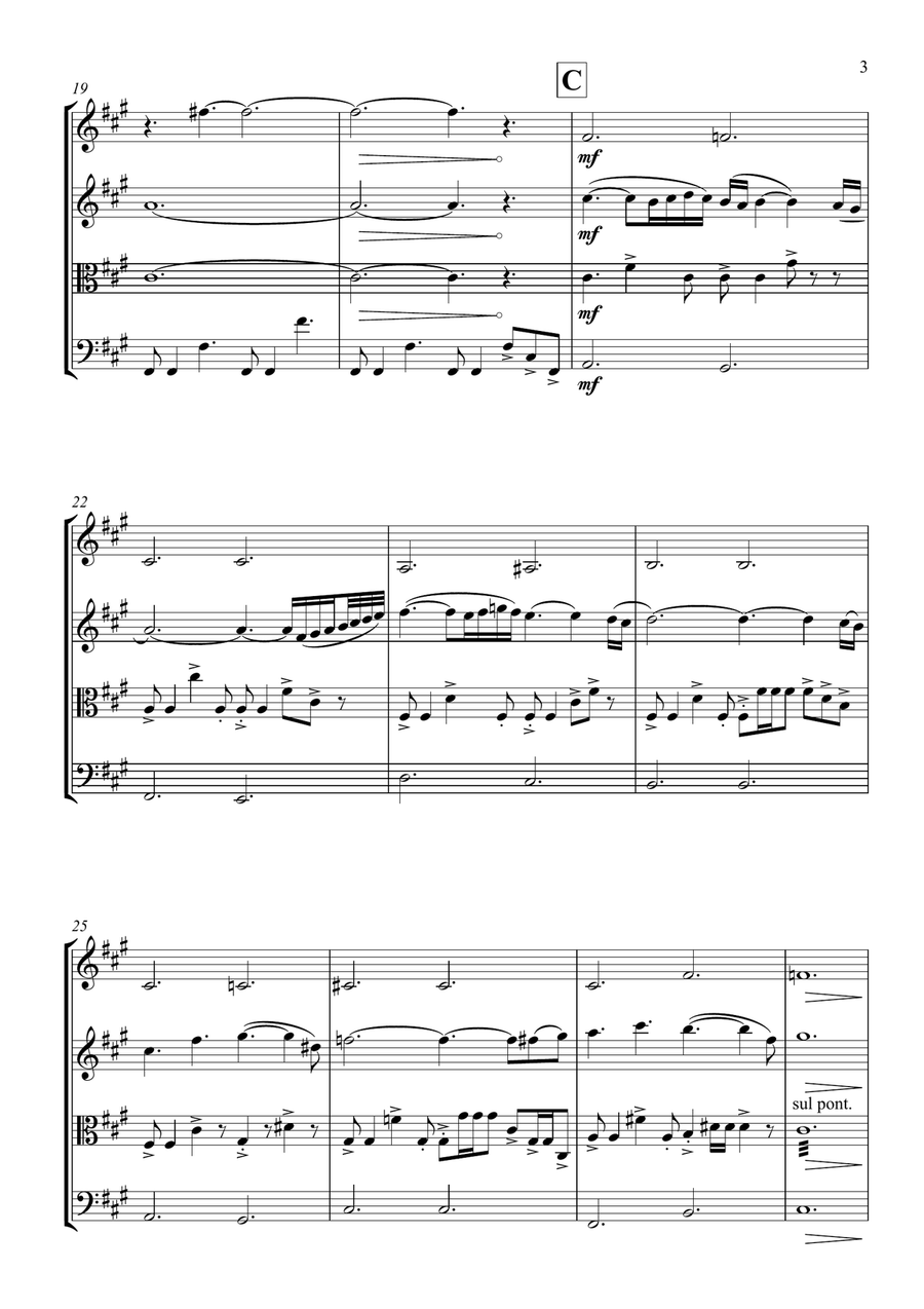 Chi Mai String Quartet scores gallery preview page 3