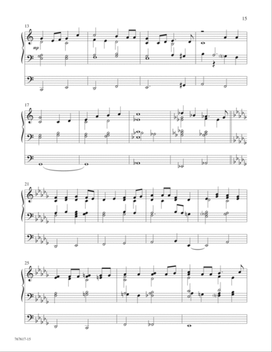 Tidings of Joy! Promises of Peace Organ Solo scores gallery preview page 8