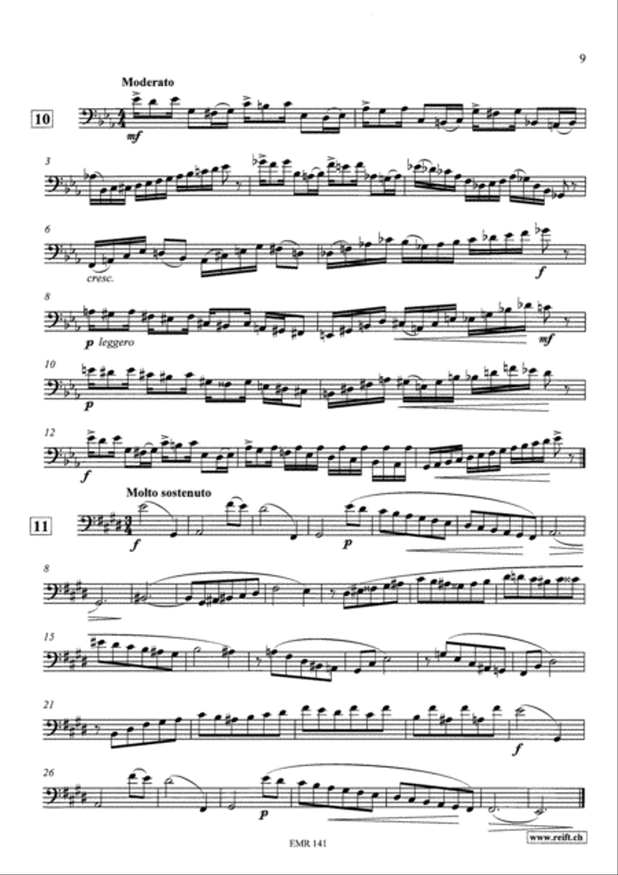 Technical & Melodic Studies Vol. 5 Trombone scores gallery preview page 9