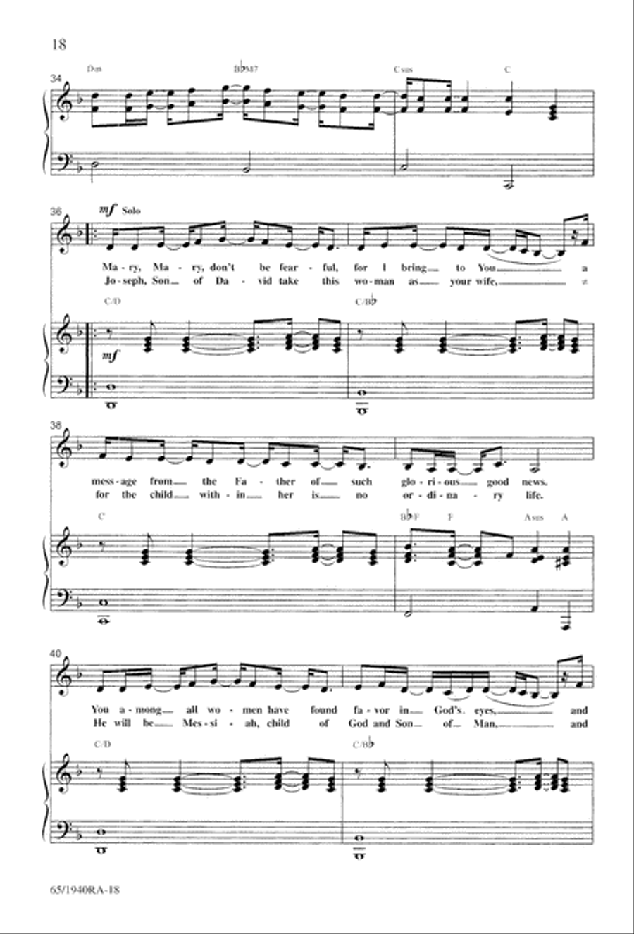 We Will Know Peace 3-Part scores gallery preview page 20