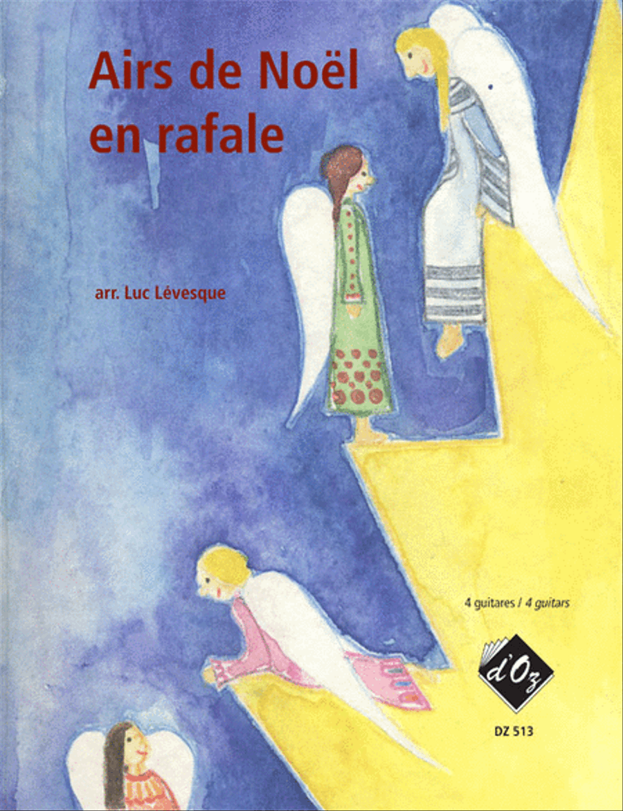 Airs de Noël en rafale Guitar Ensemble scores gallery preview page 1