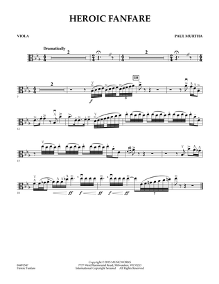 Heroic Fanfare - Viola