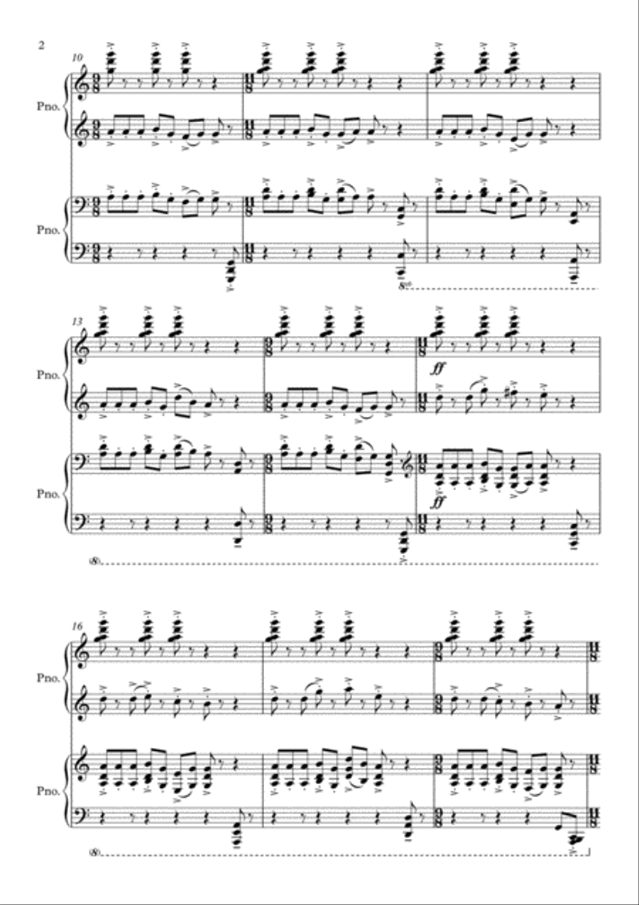 Spartacus Piano scores gallery preview page 3
