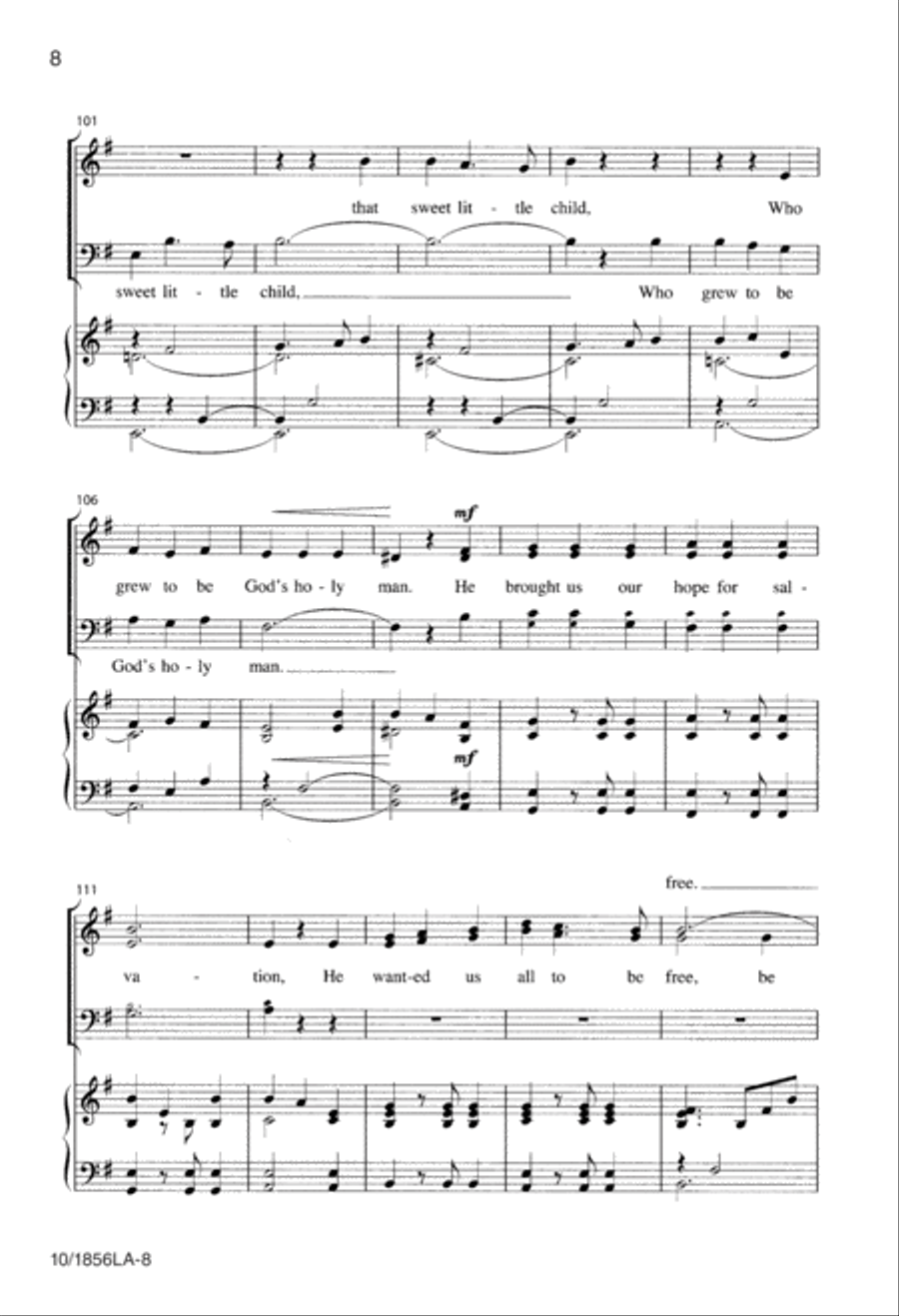 Remember the Child Remember the Child 4-Part scores gallery preview page 8