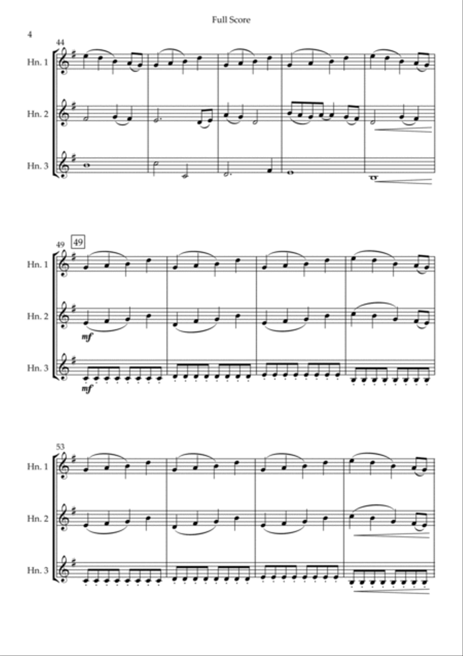 Build My Life Horn scores gallery preview page 4