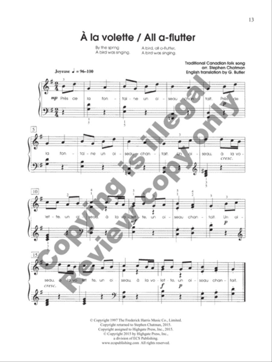 Escapades: Books 1 and 2 22 Late Elementary Pieces(22 Late Elementary Pieces for Piano Solo) Piano Solo scores gallery preview page 7