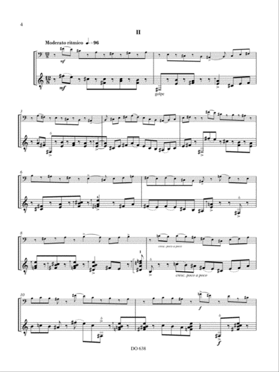 Rainforest canticles Cello scores gallery preview page 4