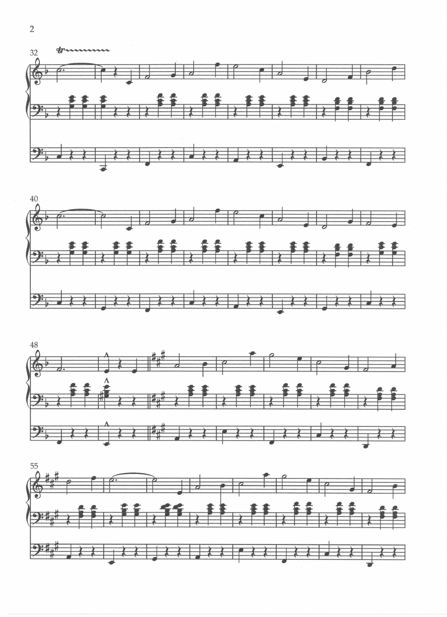 Autumn Whistle, Opus. 3 Organ Solo scores gallery preview page 2
