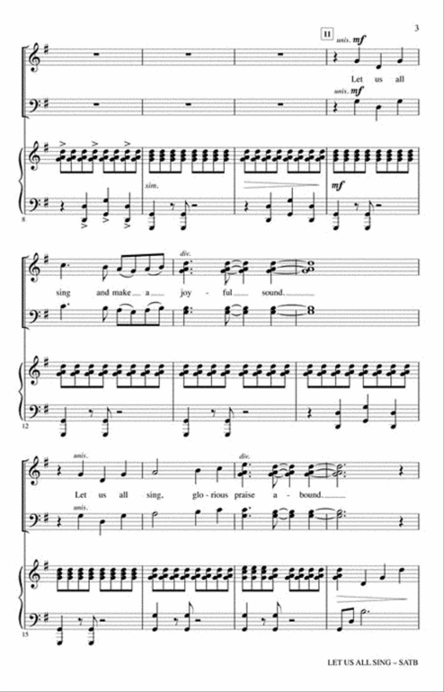 Let Us All Sing 4-Part scores gallery preview page 3
