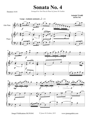 Vivaldi: Sonata No. 4 for Alto Flute & Piano