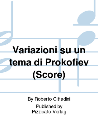 Variazioni su un tema di Prokofiev (Score)