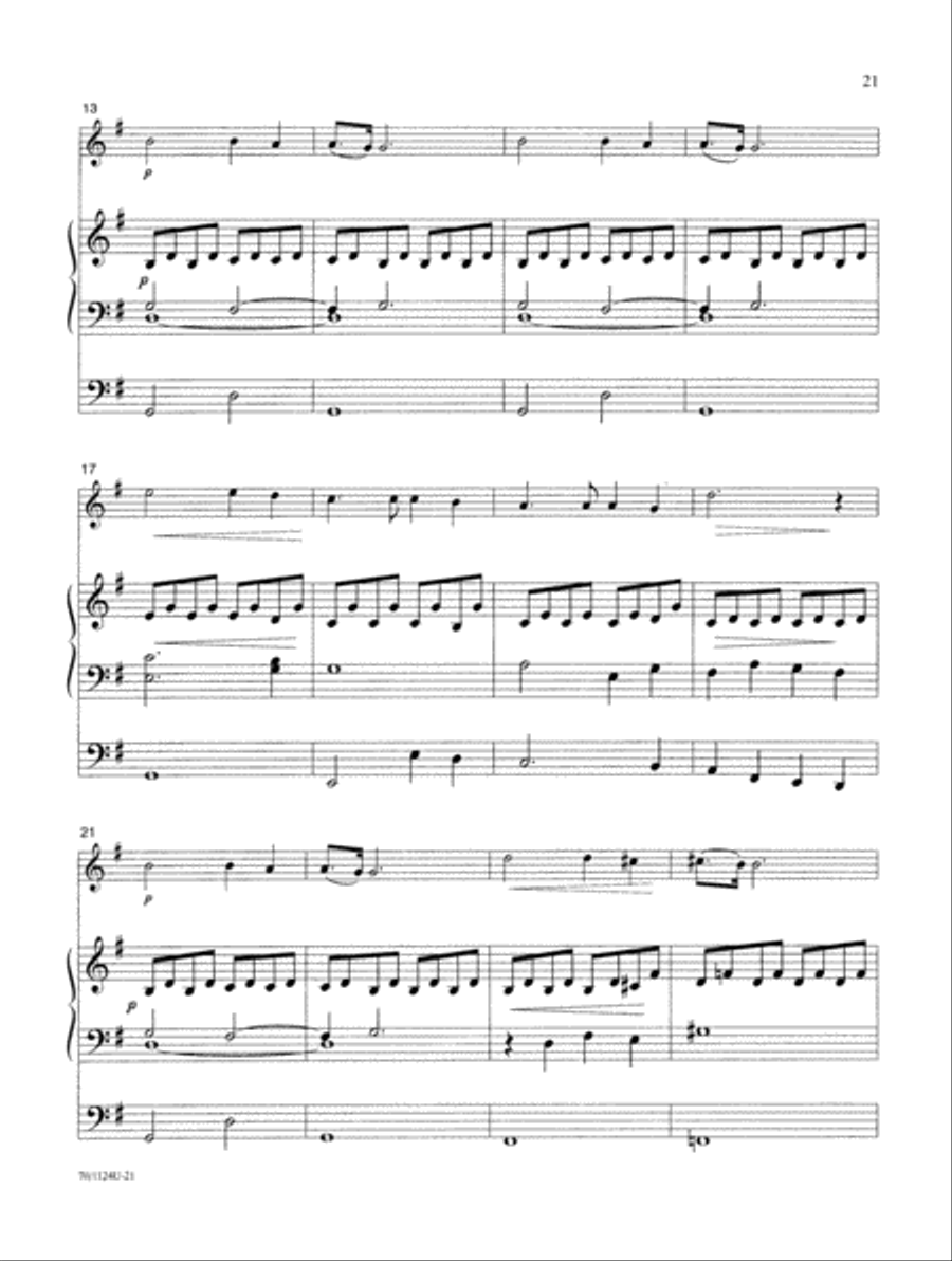 Wedding Classics for Trumpet and Organ Trumpet scores gallery preview page 13