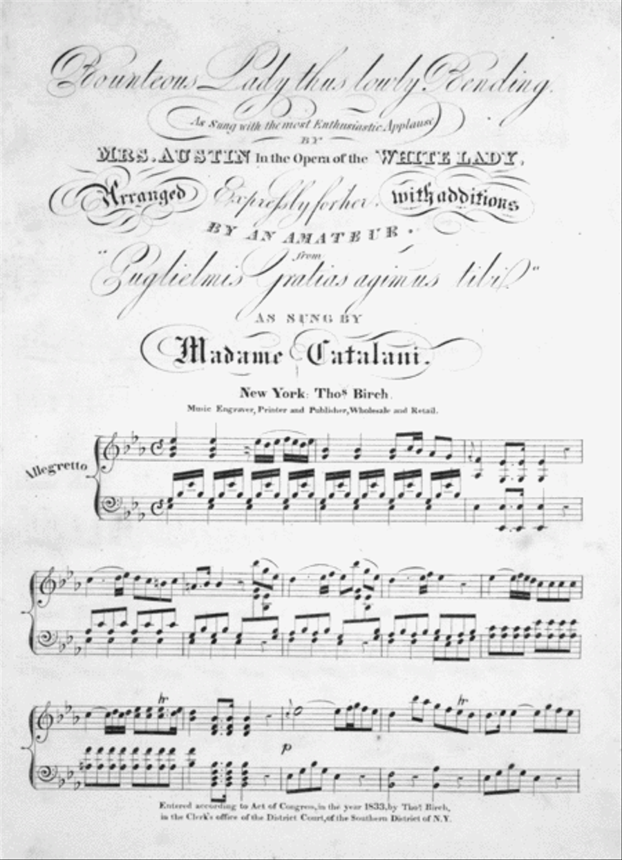 Bounteous Lady Thus Lowly Bending Voice scores gallery preview page 2