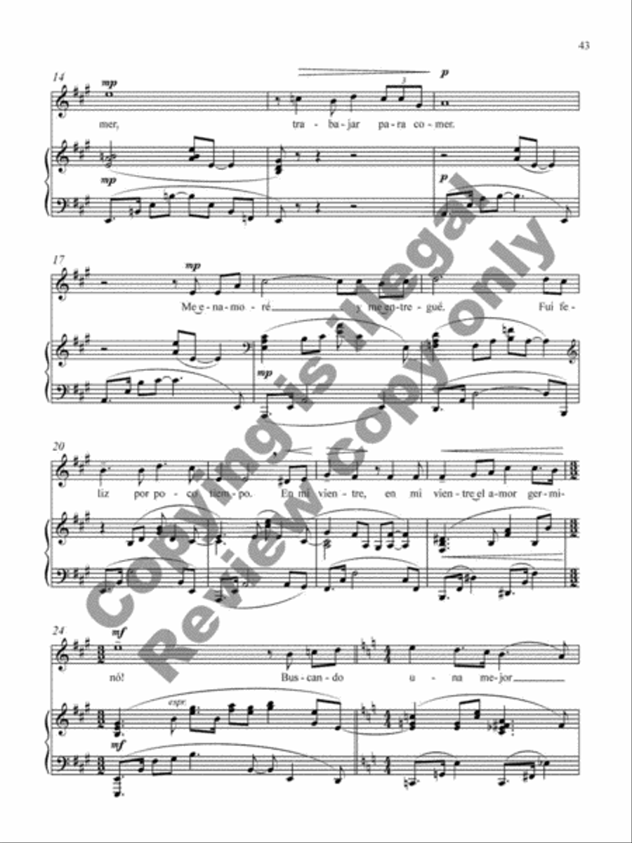 Collected Songs for Soprano and Piano Soprano Voice scores gallery preview page 32