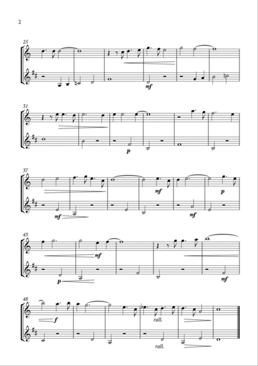 He's A Tramp Woodwind Duet scores gallery preview page 2