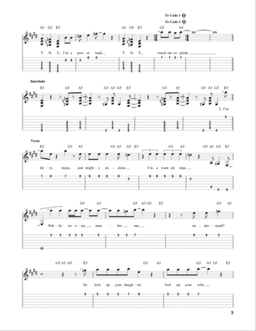 T.N.T. Acoustic Guitar scores gallery preview page 3