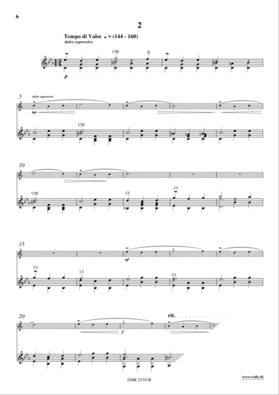 2 Waltzes Alto Saxophone scores gallery preview page 4