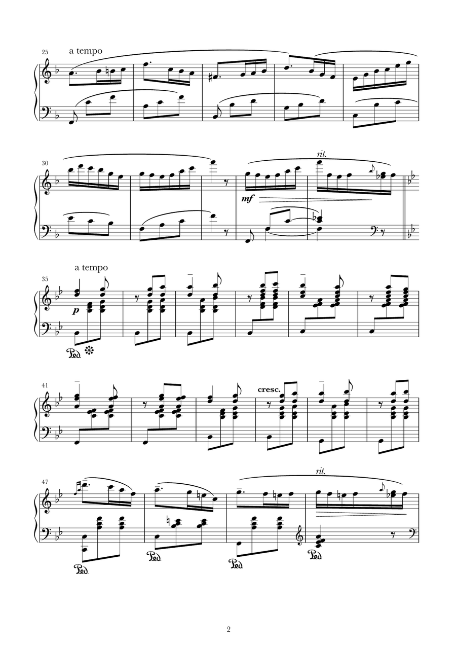 Spring Flowers-Blackthorn Op.215 No.1 Piano Method scores gallery preview page 2