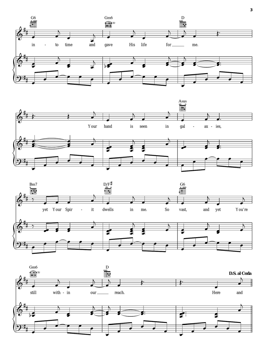Here And Now Here And Now Piano, Vocal, Guitar scores gallery preview page 3