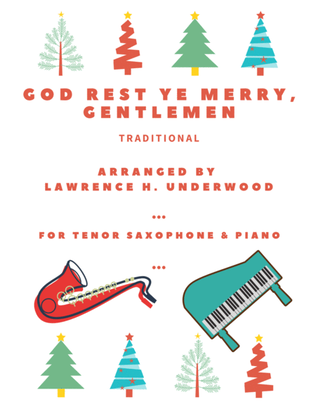 Book cover for God Rest Ye Merry, Gentlemen for Solo Tenor Saxophone