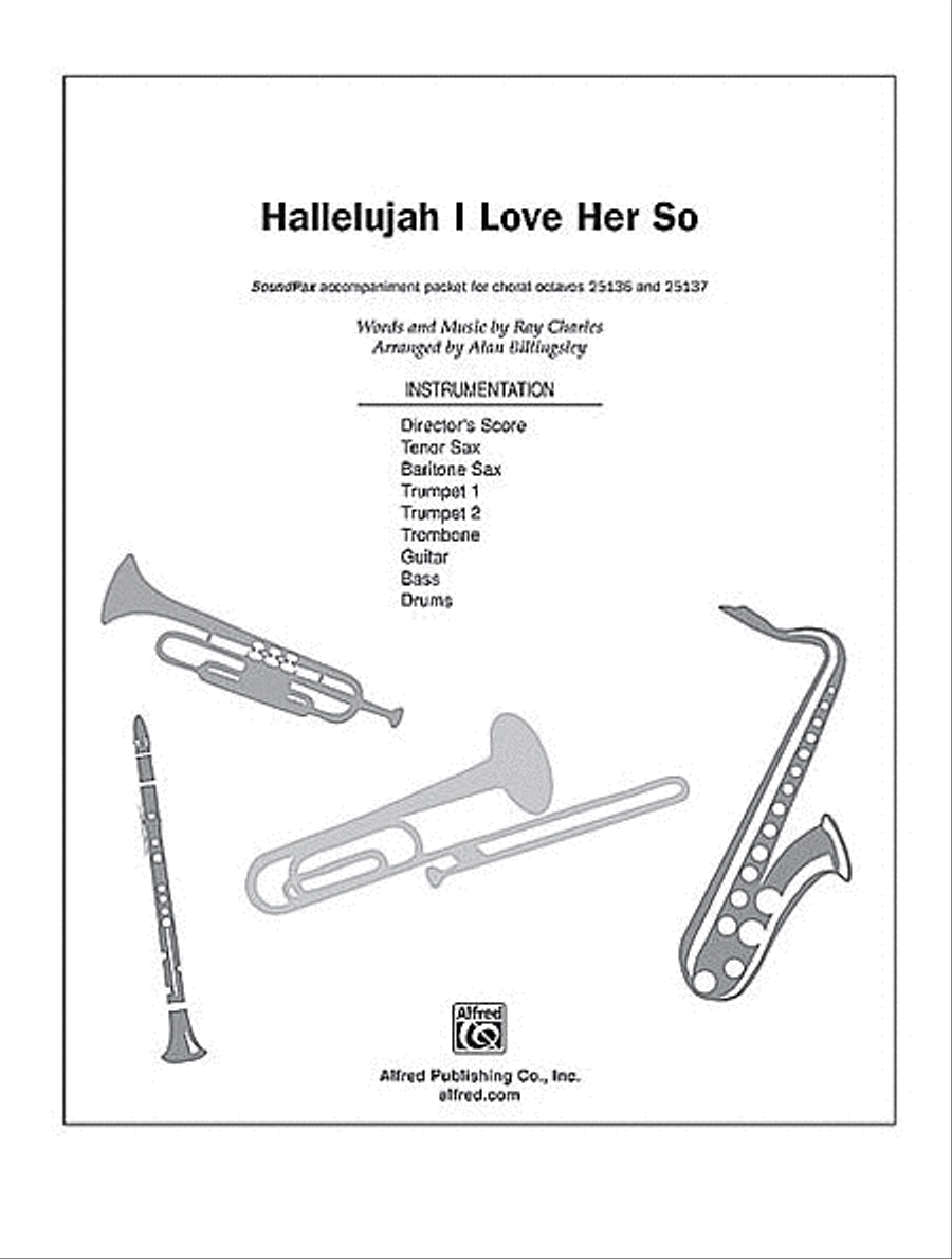 Hallelujah I Love Her So Choir scores gallery preview page 1